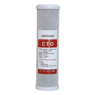 6단계PP UDF CTO RO T33 밀폐용 필터 NBR 코코넛 셸 활성화 탄소 블록