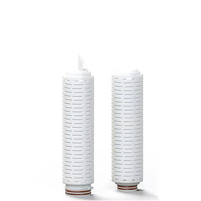 0.22 0.45 미크론 PES PTFE 물 처리 10 인치 PP 플레이트 필터 카트리지 교체