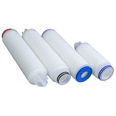 0.22 0.45 미크론 PES PTFE 물 처리 10 인치 PP 플레이트 필터 카트리지 교체