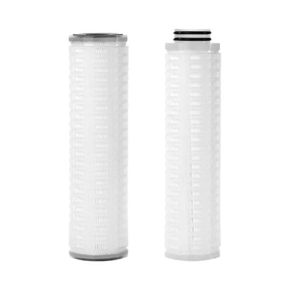 10인치 0.22마이크론 PP PTFE Pes 나일론 플레이트 미크론 막 필터 카트리지는 RO 시스템