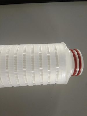 고온 증기 살균을 위한 10인치 고전력 수정기 필터 카트리지는