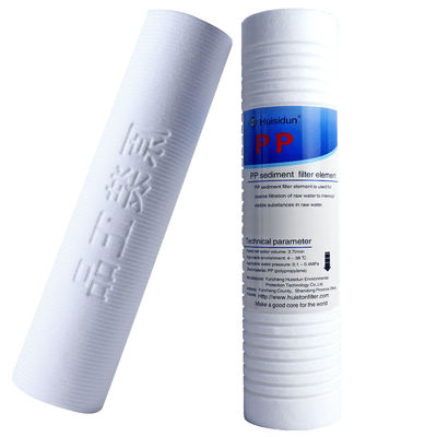 OD 63 MM 1 미크론 녹음 부른 PP 필터 스푼 필터 카트리지는 물을 처리하기 위해