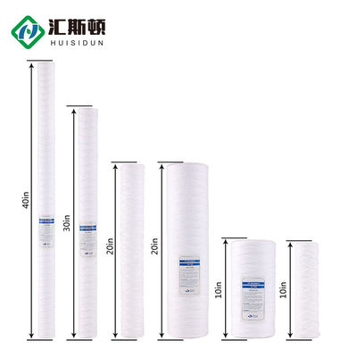 10*4.5 PP 상처 카트리지 물 필터 정화기 필터 카트리지 150 OEM 교체