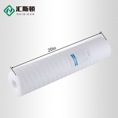 물처리 PP 스트링 상처 필터 덤보 10 20 인치와 Ss 코어 무게 KG 0.36