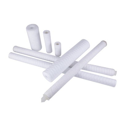 OEM 5 미크론 10 인치 물 PP 스트링 상처 카트리지 필터 순수 처리 시스템
