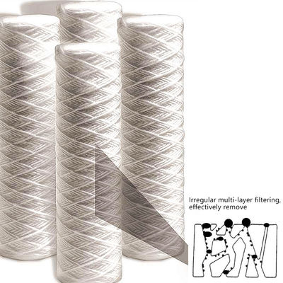 1kg 무게 3 미크론 스트링 상처 퇴적 물 필터 물 정화 시스템