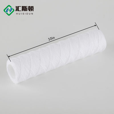 10" 5m 물 필터 PP 스트링 상처 필터 카트리지는 비디오 출입 검사