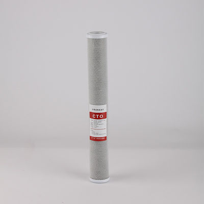 0.8KG 20 인치 코코넛 활성 탄소 막대 필터 온 집 식수 사전 필터링