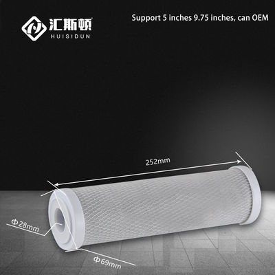 10 인치 Cto 물 필터 카트리지는 홈 호텔 레스토랑 사무실 물 처리