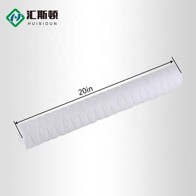0.8kg PP 스트링 상처 필터 카트리지는 효율적인 산업용 수처리를 위해