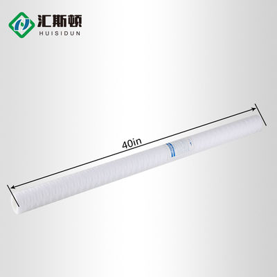 20-40 인치 산업 스트링 상처 식품 음료용 폴리 프로필렌 필터 카트리지